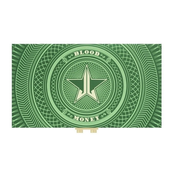 New Jeffree Star Blood Money Palette 18 Green Gold Blue Eye Shadow New‎ rare - Picture 3 of 8
